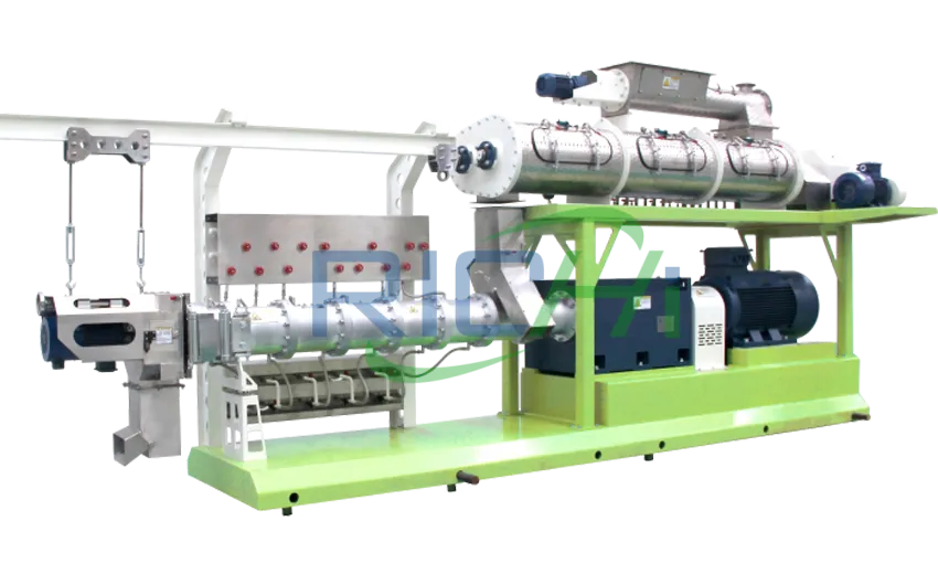 Overall Display of Twin-Screw Aquatic Feed Extruder Machine