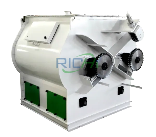 Double-shaft paddle mixer, which can uniformly mix various raw materials together.