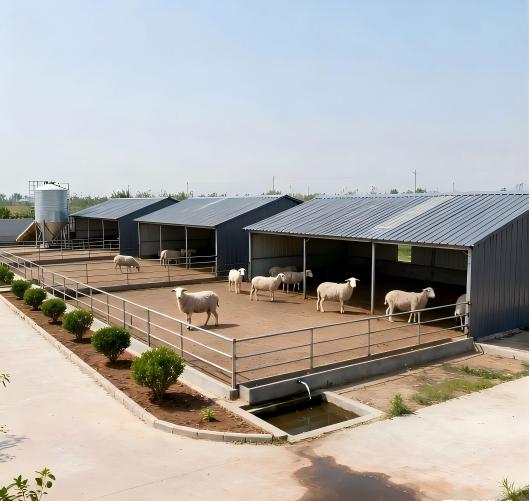 a small-scale livestock farm