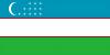 The National Flag of Uzbekistan