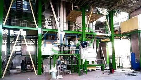 Afghanistan 10-15 T/H Chicken Feed Pellet Line