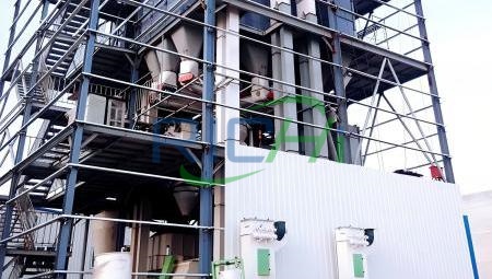 America 10-12 T/H Forage Grass Pellet Production Line