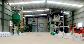 Afghanistan 10 t/h broiler feed production line