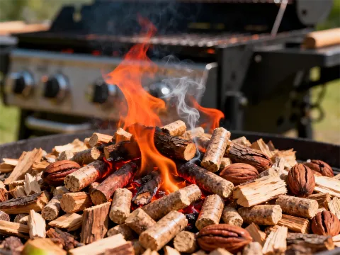 Barbecue fuel pellets