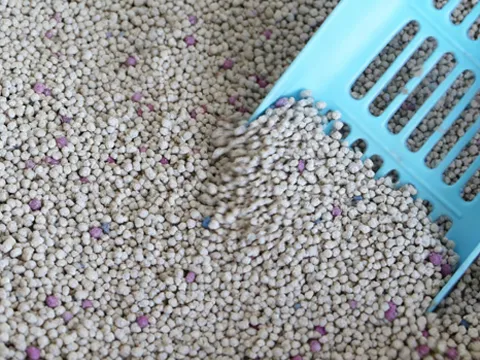 Bentonite cat litter