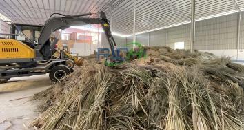 Brazil 10-12t staw pellet line