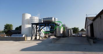 Colombia 2-3T clay organic fertilizer production line