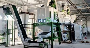 Indonesia 2T shrimp feed processing line