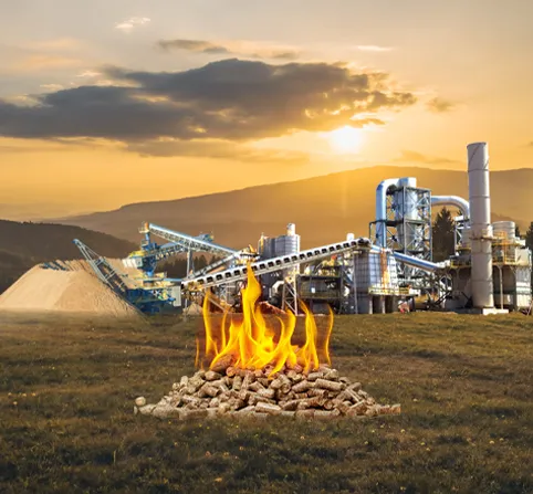 Industrial boiler heating