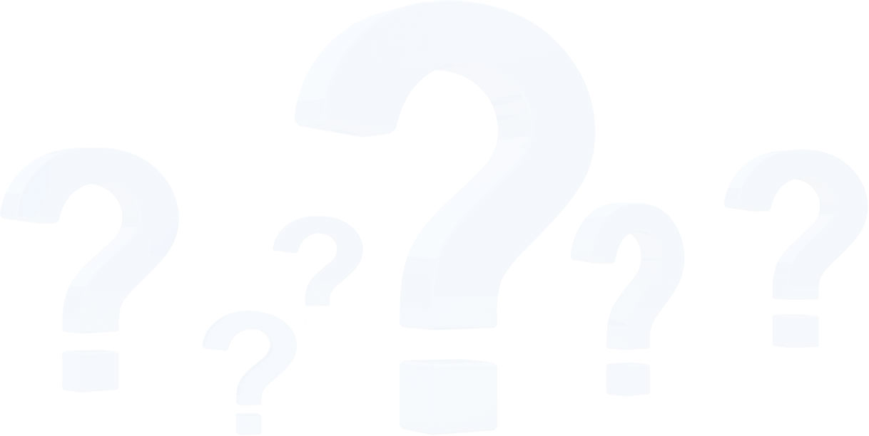 Many question mark icons