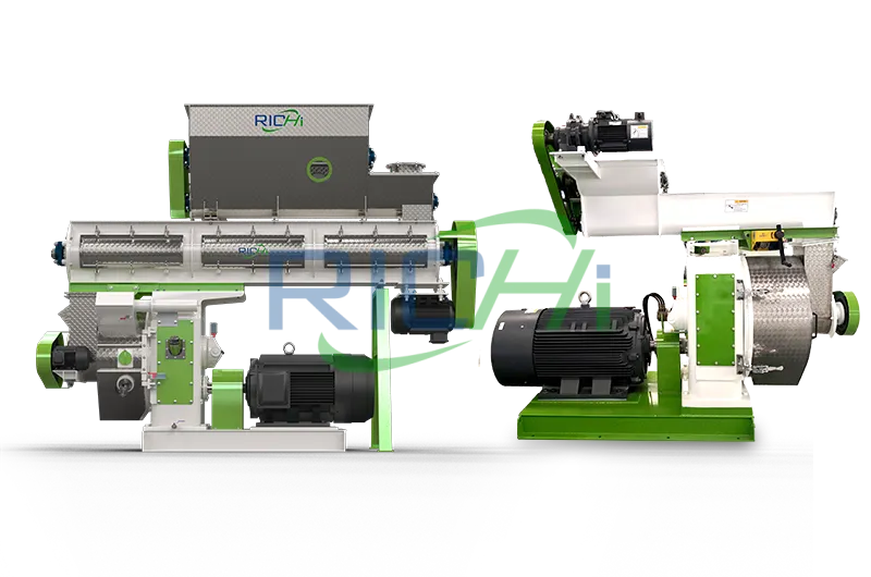 Cat Litter Pellet Mill with One Layer Conditioner and Wood Cat Litter Pellet Mill without Conditioner