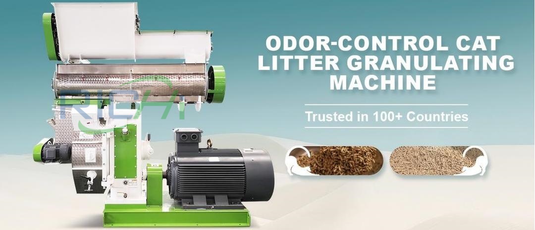Odor-Control Cat Litter Granulating Machine