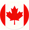 Round Canadian Flag