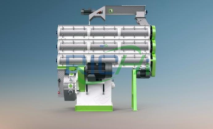 SZLH-fish feed pellet machine with 3-layer conditioner