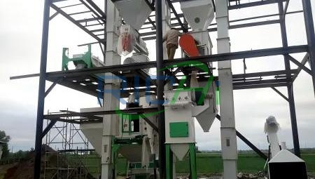 Saudi Arabia 5-6 T/H Cattle Feed &10T/H Chicken Feed Pellet Production Line