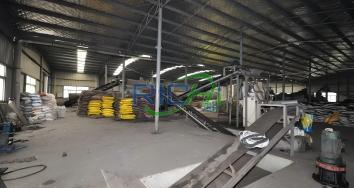 Thailand 3-4T livestock manure fertilizer production line