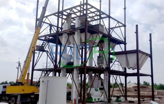 Uzbekistan 10 tons Poultry Feed Production Line