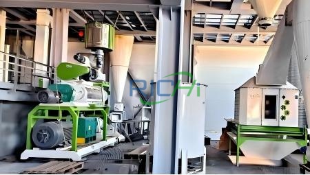 5-6 t/h Specialized Fish Feed Extruder machine export to Russia