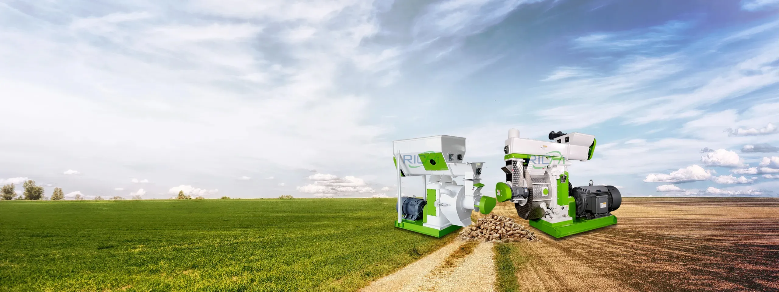 Biomass Pellet Mill Equipment for Organic Waste Recycling（banner for computer）