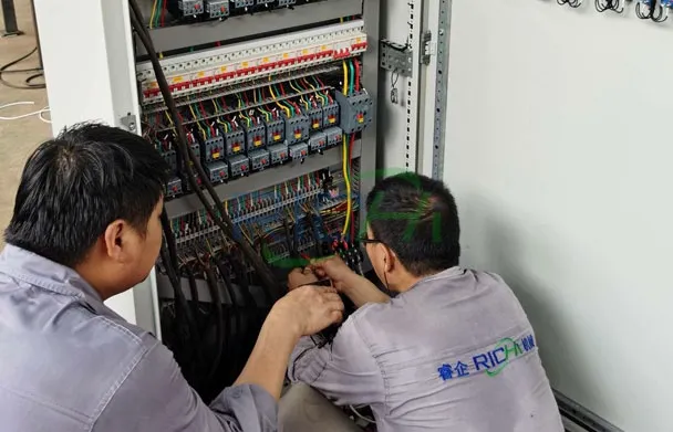 equipment installation & commissioning for 10-12T/H grass pellet production line in USA