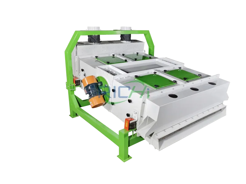 screening machine used in floating fish feed factory