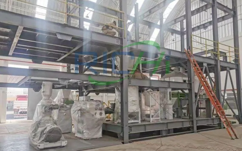 Peru 5T chicken feed production line