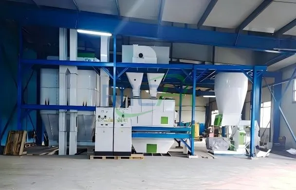 Romanian Wood Pellet Production Line Trial Operation
