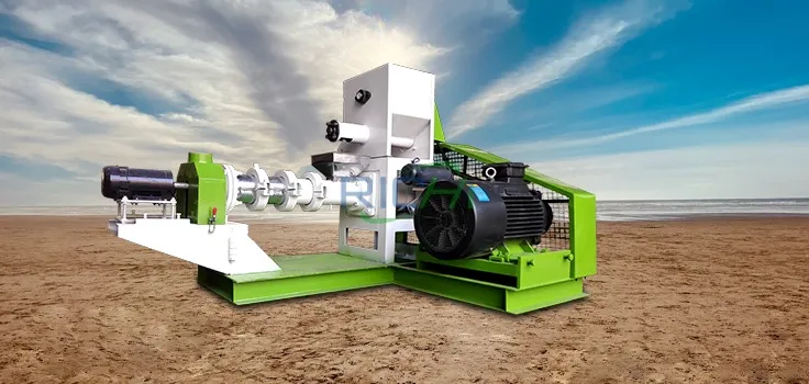 Single Screw Fish Food Extruder without Conditioner