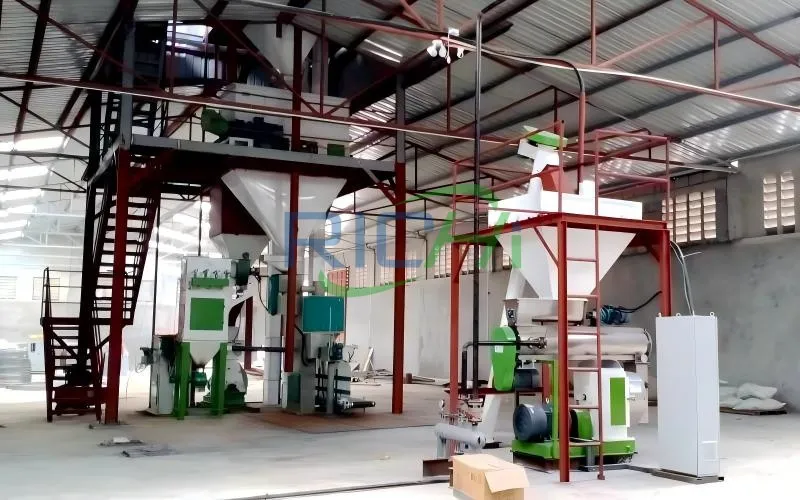 Tanzania3-34 tons animal feed pellet maker