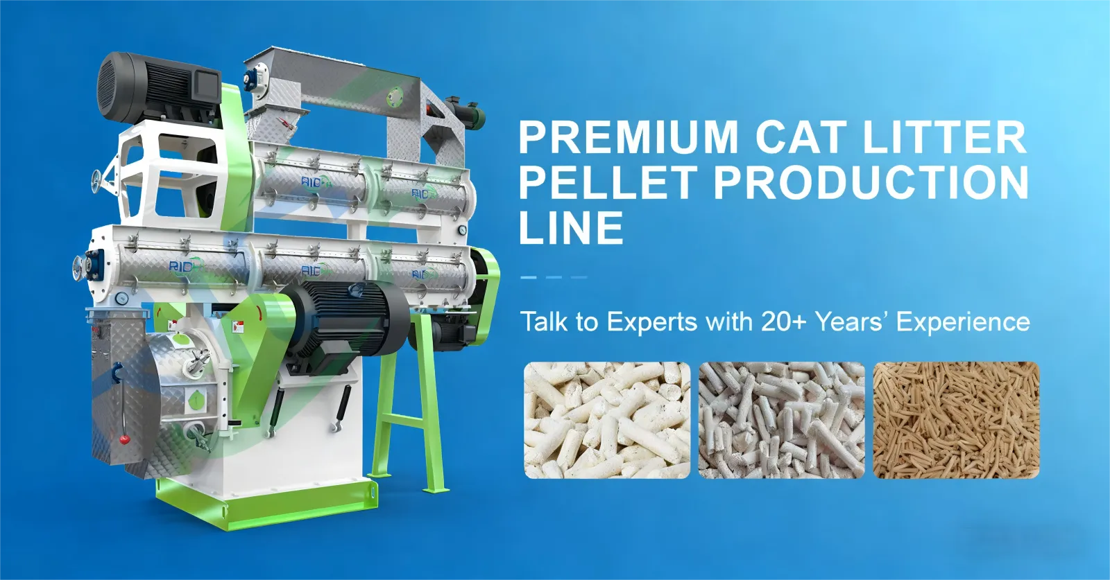 Testing Video of RICHI Cat Litter Production Line