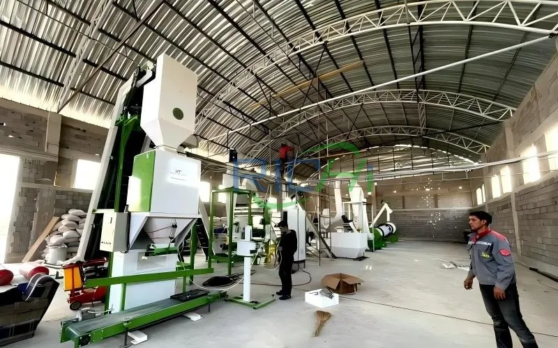 Uzbekistan 1 T/H Floating Feed & 1-2 T/H Poultry&Livestock Feed Production Line