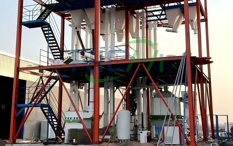 Uzbekistan 3-5T power feed & pellet Feed production line