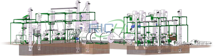 cat litter pellet processing line