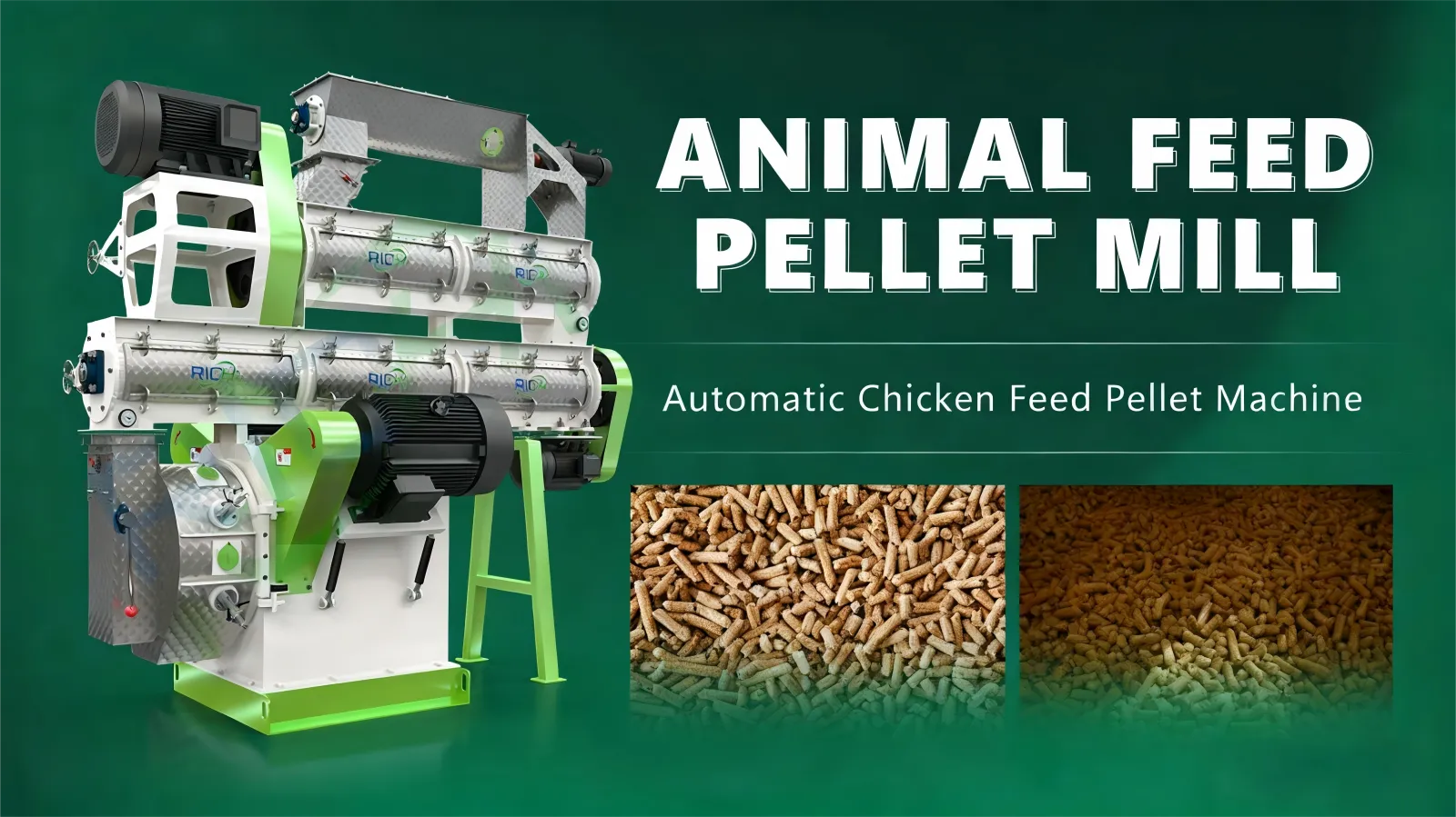 feed pellet making machine showcase