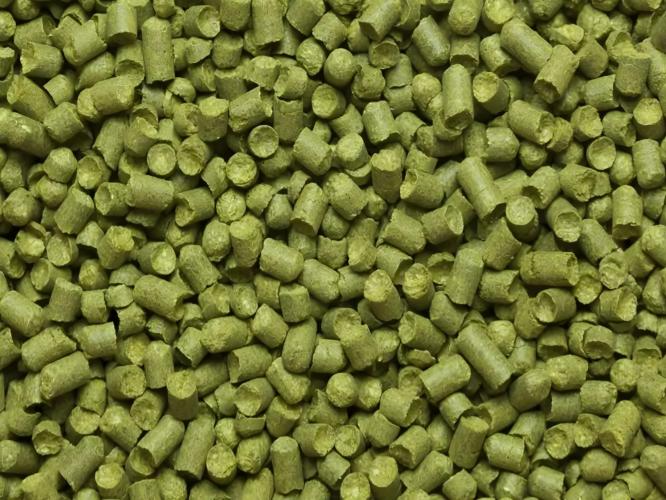 green ruminant pellet feed