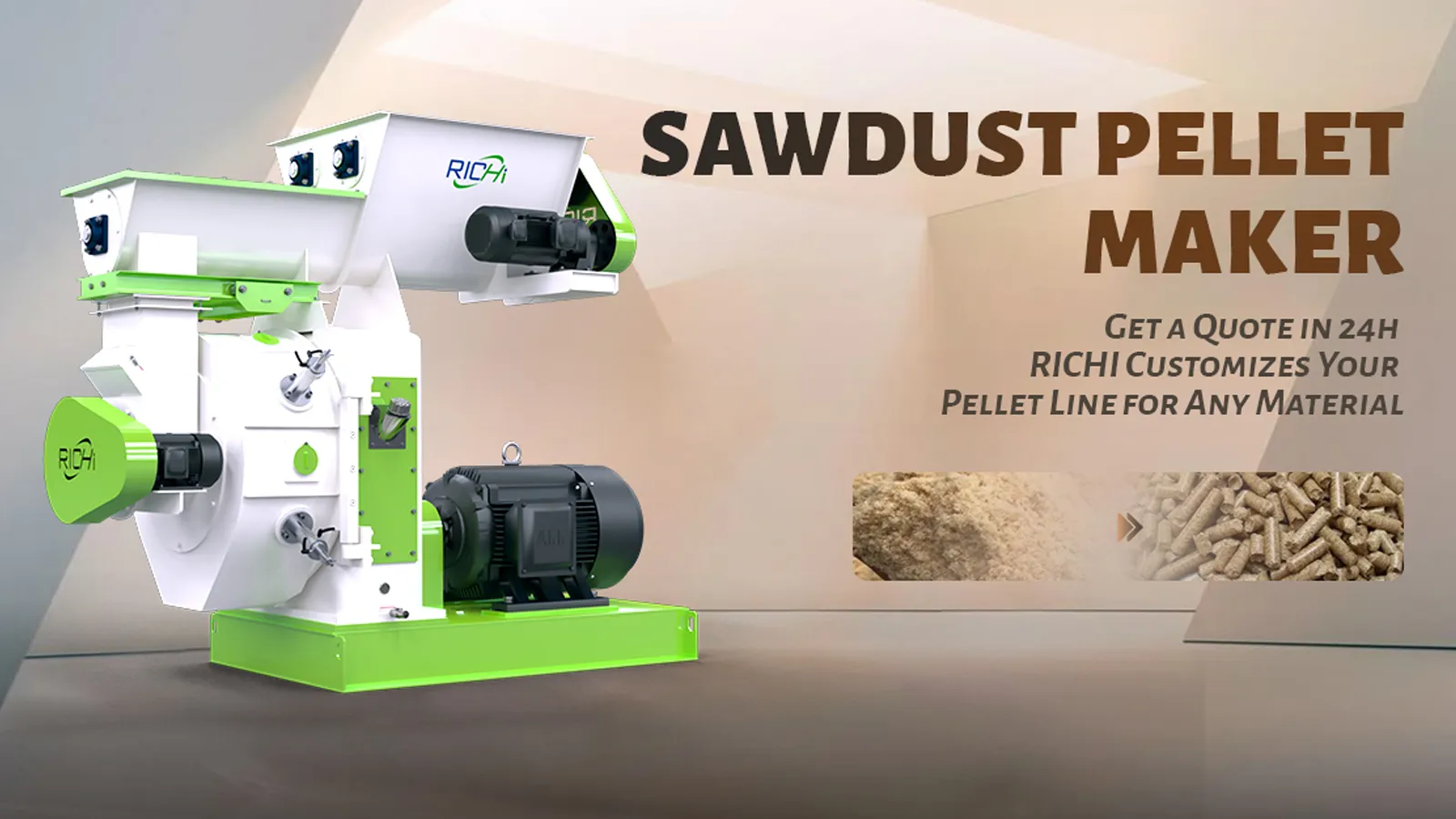 sawdust pellet maker