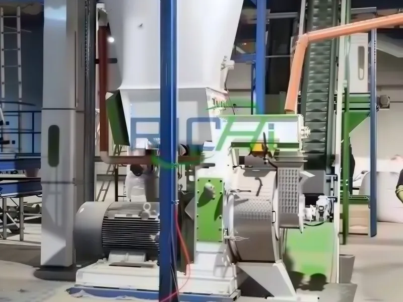 sawdust pellet mill exported to Romania