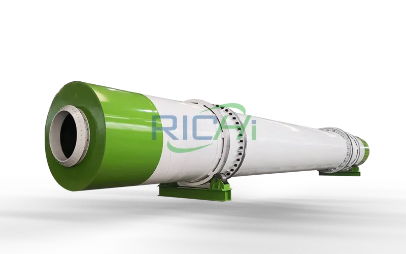 wood drum dryer in Romania wood pellet production line