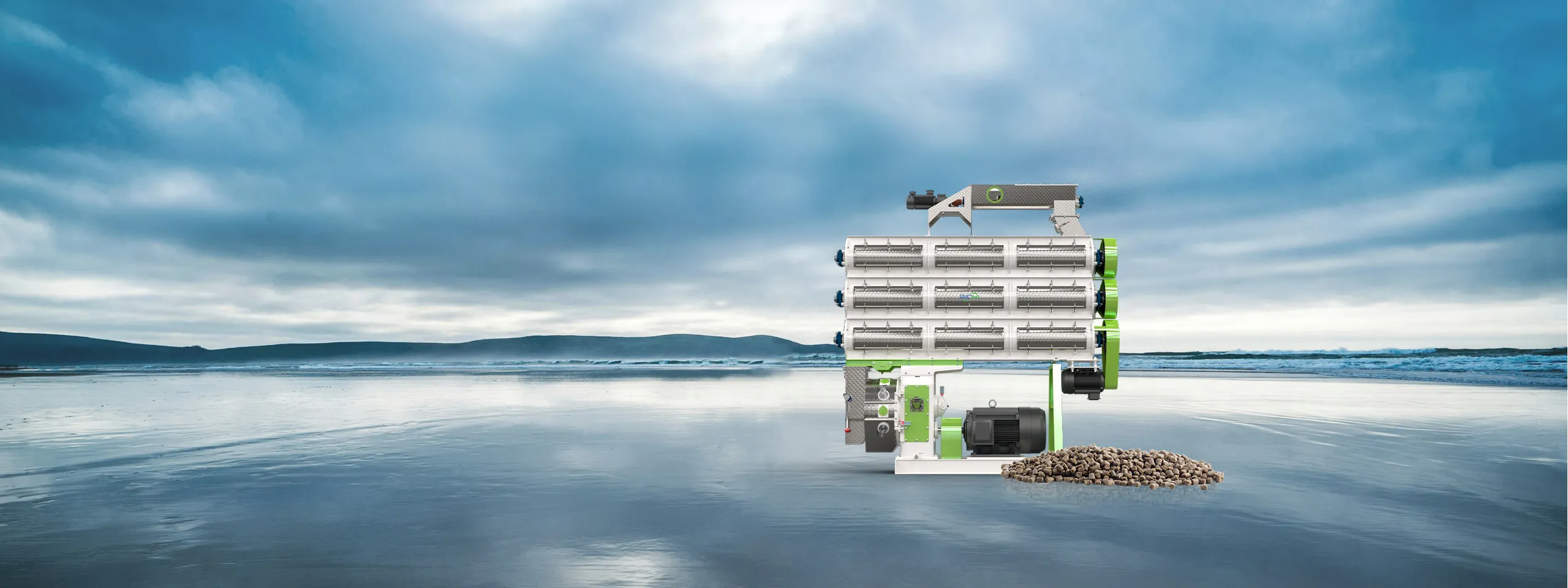 fish feed pellet making machine banner