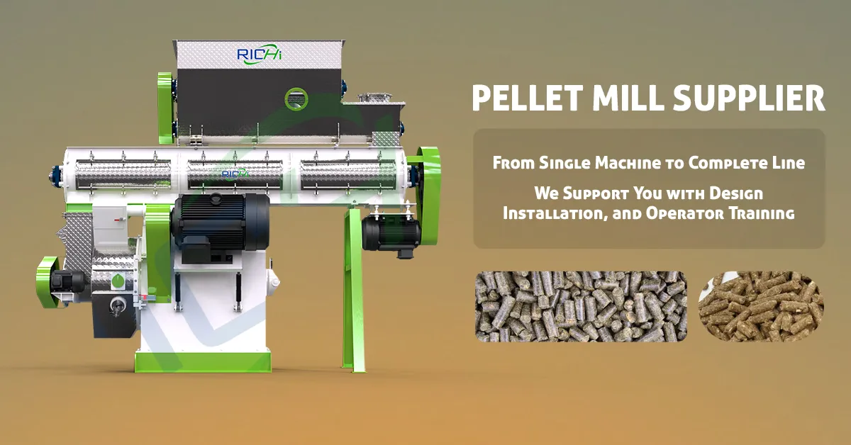 video cover image--straw pellet mill with a conditioner