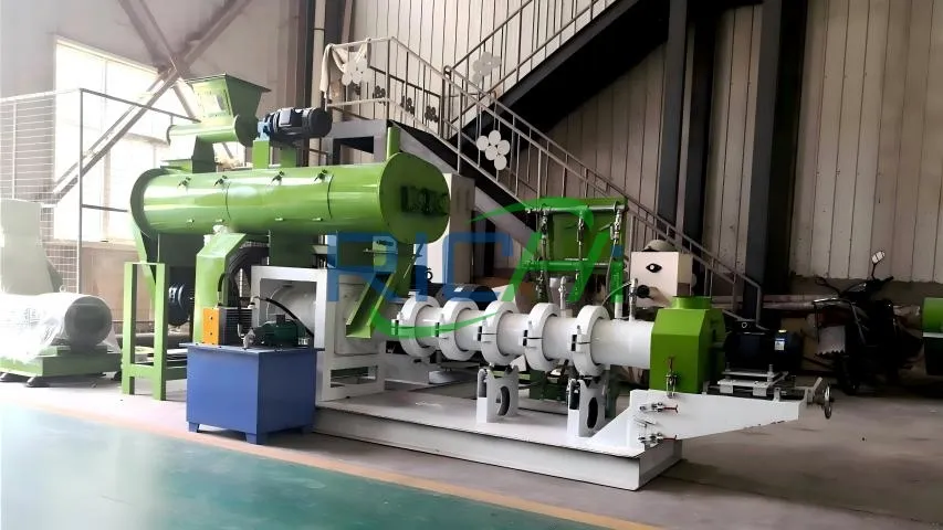 Cote d'Ivoire 300-400 KG/H Fish Feed Extruder