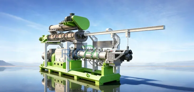 RICHI Single Screw Floating Fish Food Pellet Machine