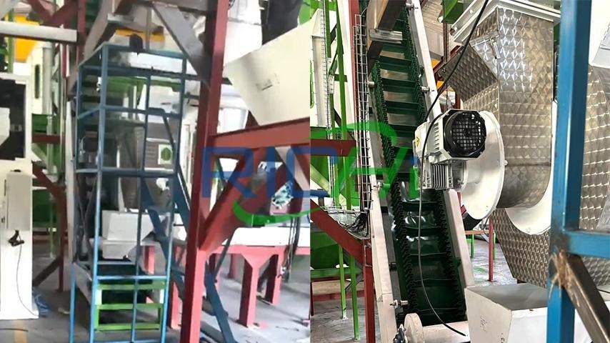 Máquina de pellets de astillas de madera en Sudáfrica