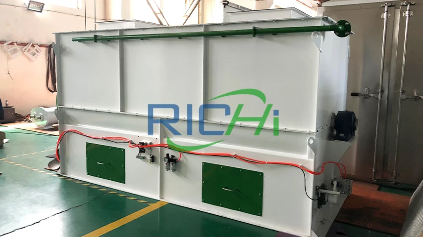 double ribbon animal feed mixer machine