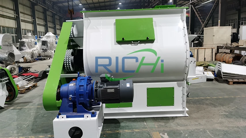 twin shaft paddle horizontal feed mixer for sale