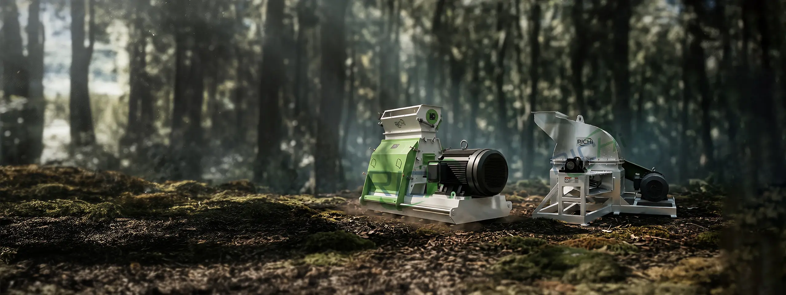 wood grinding machine banner