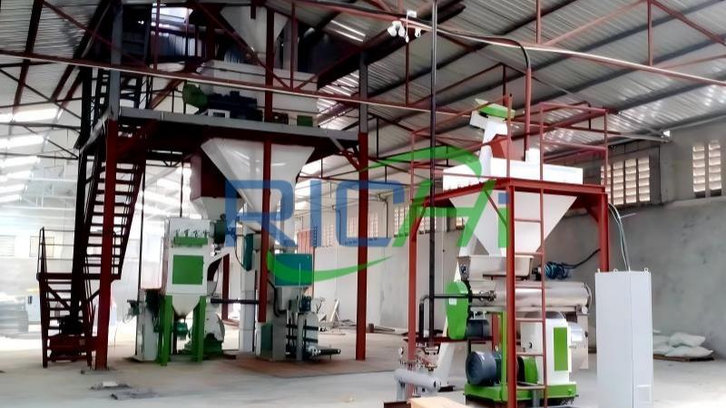 3-4 T/H Pig Feed Pellet Machine for Sale Thailand