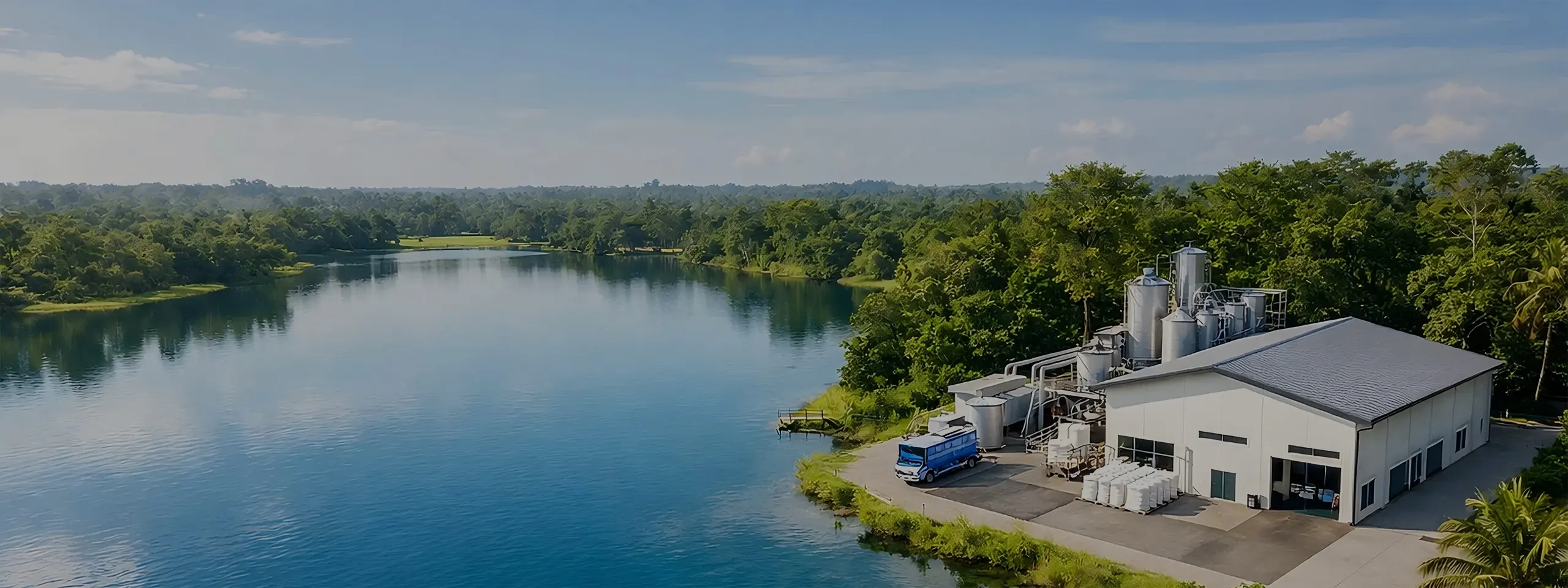 линия по производству аквакормов в Бангладеш баннерная картинка