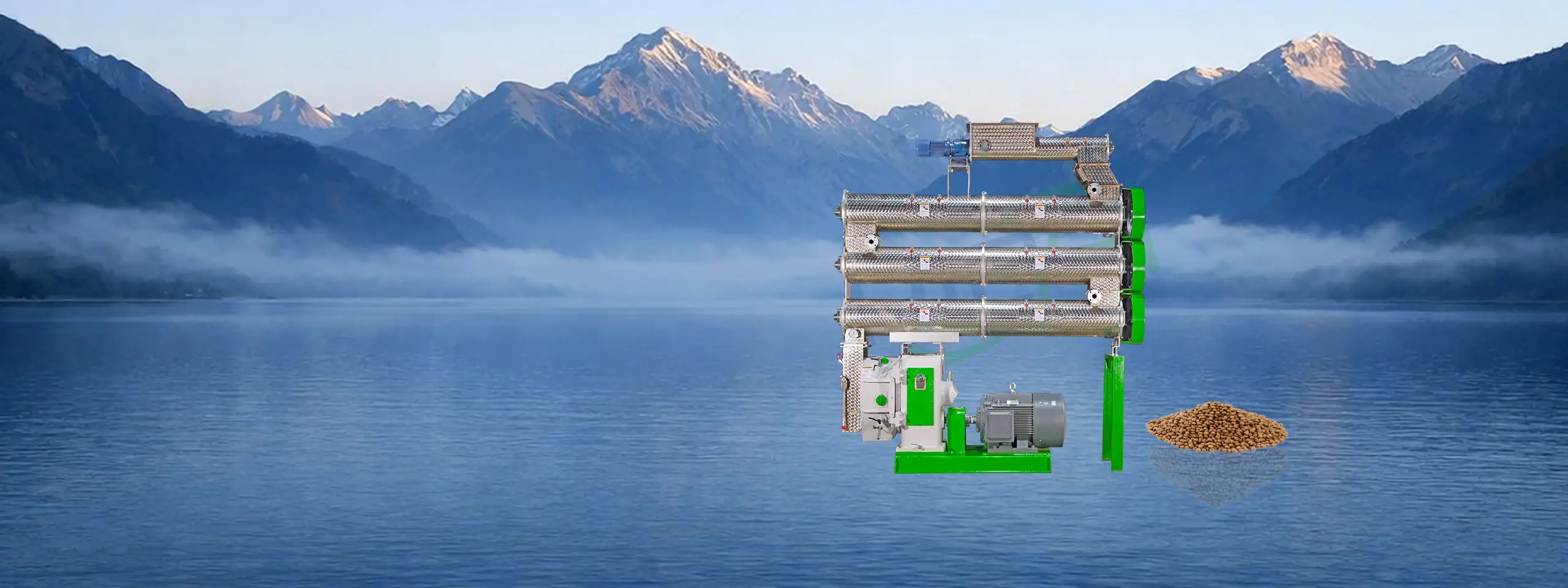 sinking fish feed machine banner