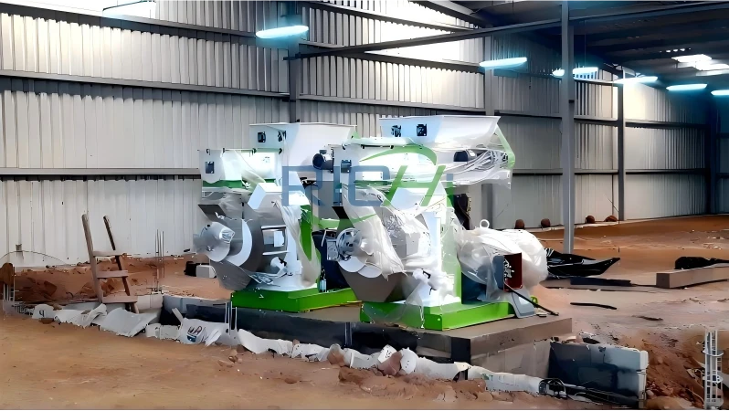 5-6TPH Bamboo Pellet Machine For Sale Japan